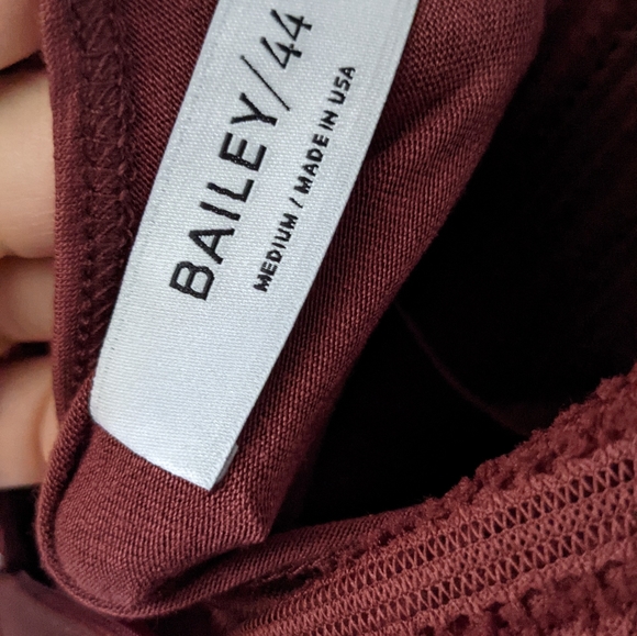 Bailey 44 Allesandra Ruffle Pointelle Dress Sheer - Picture 13 of 14